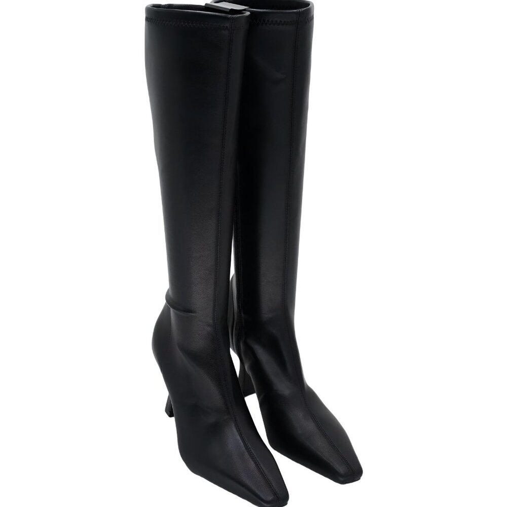 Steve Madden Flute Knee-High Dress Boots Black Women's US 7M